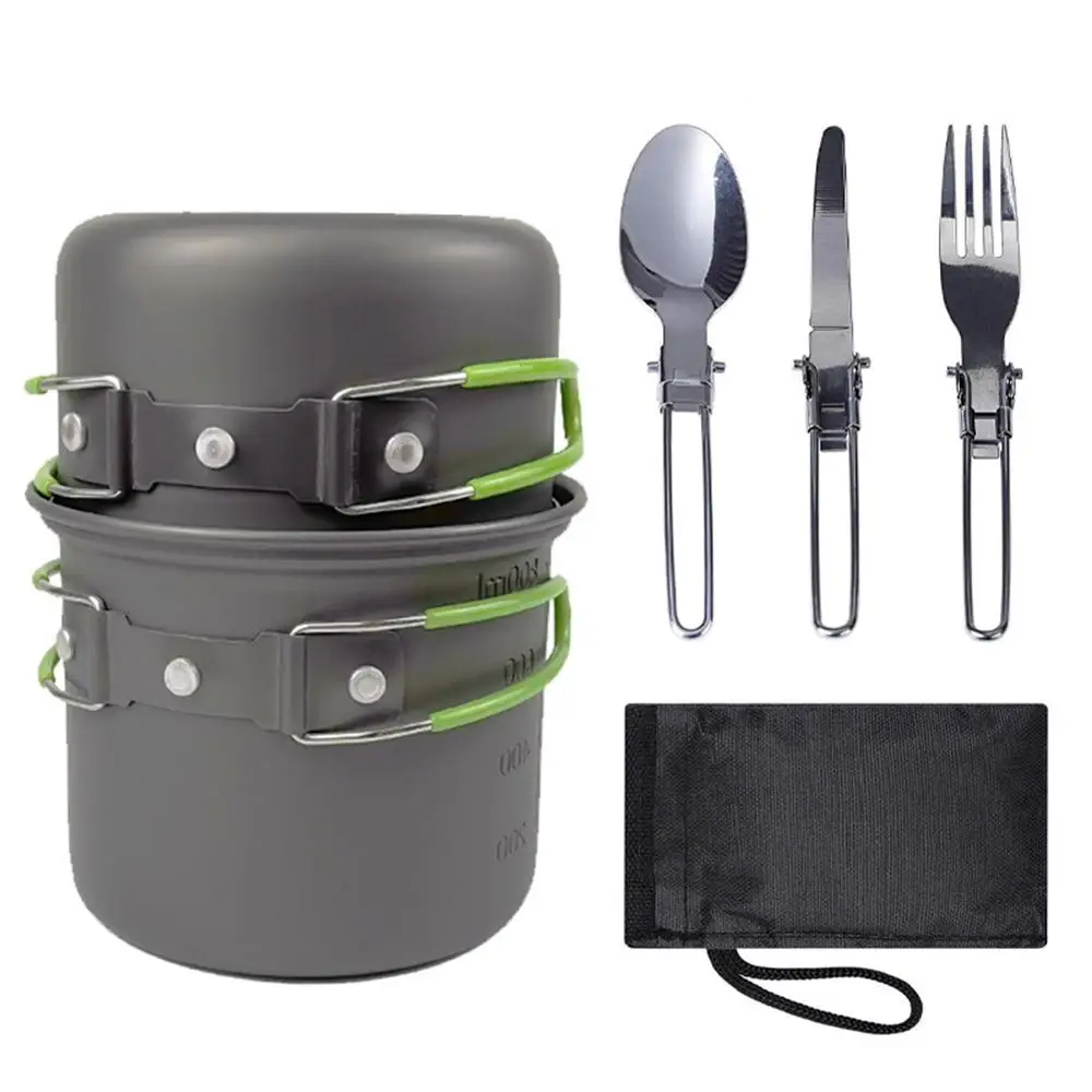 1-2persons Ultralight Outdoor Camping Cookware and Utensils Set 6pcs/Set Aluminum Portable Stackable Pan and Bowl Set with Bag
1-2persons Ultralight Outdoor Camping Cookware and Utensils Set 6pcs/Set Aluminum Portable Stackable Pan and Bowl Set with Bag