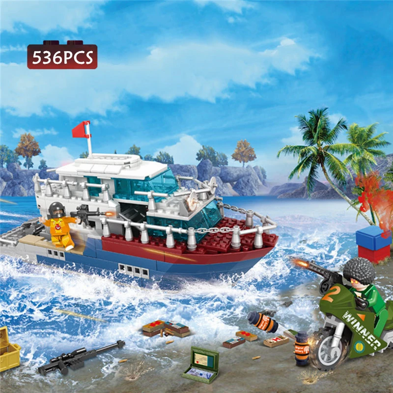 536pcs Assembling Building Blocks Military Model Toy Bricks Soldier Weapon Gun Ship Battleground Motorcycles Battle For Children
536pcs Assembling Building Blocks Military Model Toy Bricks Soldier Weapon Gun Ship Battleground Motorcycles Battle For Children