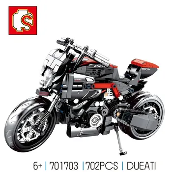 SEMBO-701703 702 pcs Ducatied Motorcycle Building Blocks Bricks Fit Autocycle ORV Vehicles Educational Toys Gifts For Children 
SEMBO-701703 702 pcs Ducatied Motorcycle Building Blocks Bricks Fit Autocycle ORV Vehicles Educational Toys Gifts For Children