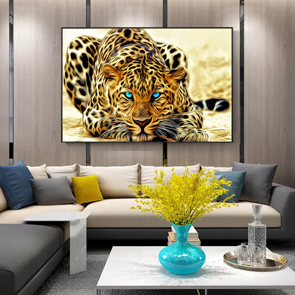Leopard Paintings Golden Cheetah Posters and Prints Modern Animal Posters Decorative Wall Picture for Living Room Cuadros Decor
Leopard Paintings Golden Cheetah Posters and Prints Modern Animal Posters Decorative Wall Picture for Living Room Cuadros Decor