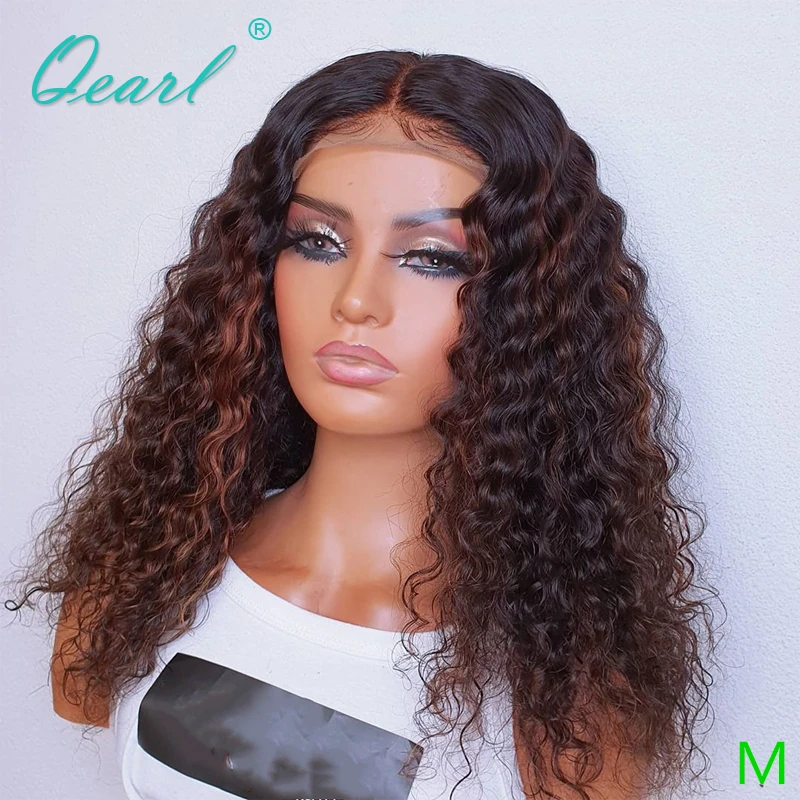Highlights Colored Human Hair Lace Front Wig Bouncy Curly Brazilian Remy Hair Lace Wig for Women 13x4 130% 150% Preplucked Qearl
Highlights Colored Human Hair Lace Front Wig Bouncy Curly Brazilian Remy Hair Lace Wig for Women 13x4 130% 150% Preplucked Qearl