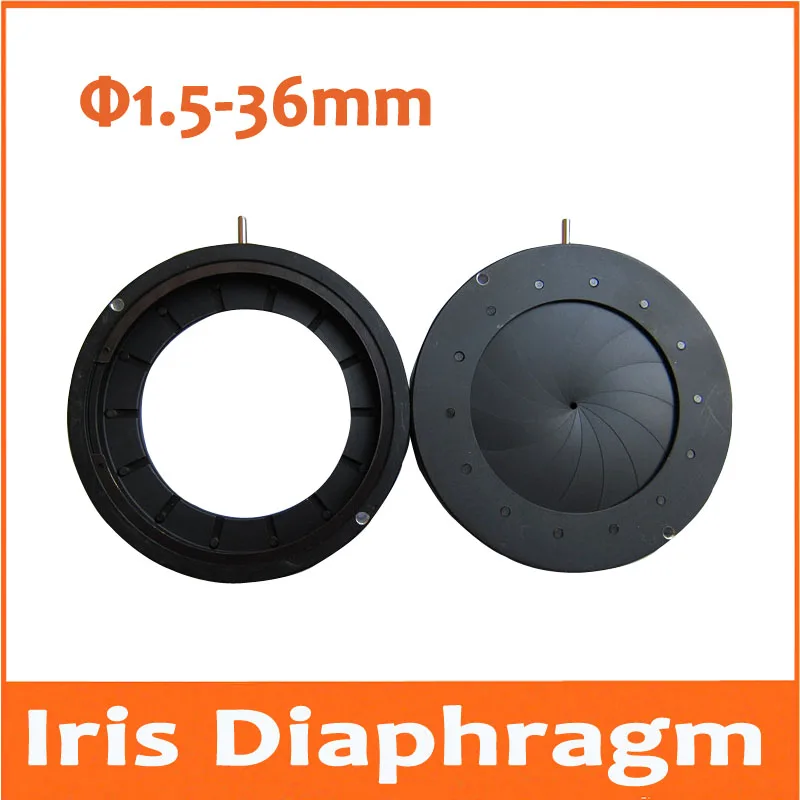 1.5-36MM Zoom Optical Iris Diaphragm Aperture Condenser with 14 Blades for Digital Camera Microscope Light Regulator Adapter
1.5-36MM Zoom Optical Iris Diaphragm Aperture Condenser with 14 Blades for Digital Camera Microscope Light Regulator Adapter