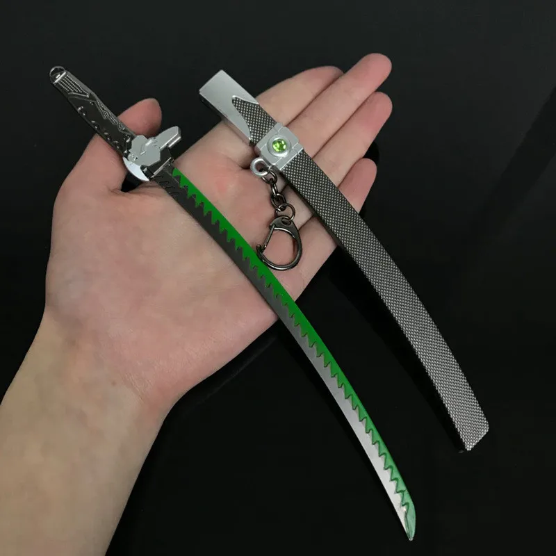 New 12Style 22Cm Anime One Piece Keychains oronoa Zoro Sword kitetsu Toy Model Metal Key Ring llaveros Keychain Chaveiro Jewelry
New 12Style 22Cm Anime One Piece Keychains oronoa Zoro Sword kitetsu Toy Model Metal Key Ring llaveros Keychain Chaveiro Jewelry
