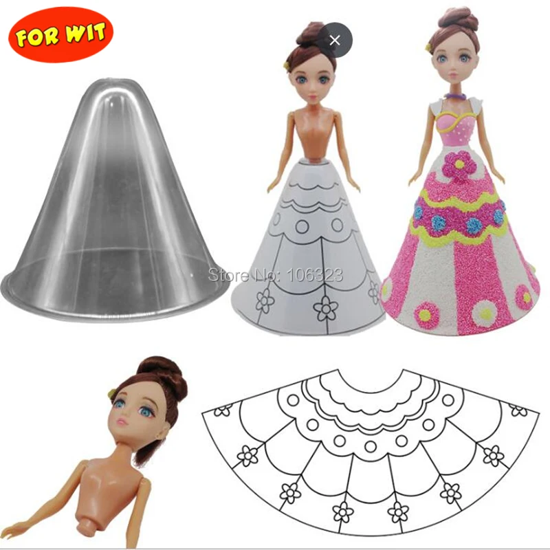 Dolls New Fun Play Game, Foam Clay Self-designed Skirt, DIY Fluffy Plasticine Doll Dress, Kids Education Create Handicrafts Toys
Dolls New Fun Play Game, Foam Clay Self-designed Skirt, DIY Fluffy Plasticine Doll Dress, Kids Education Create Handicrafts Toys