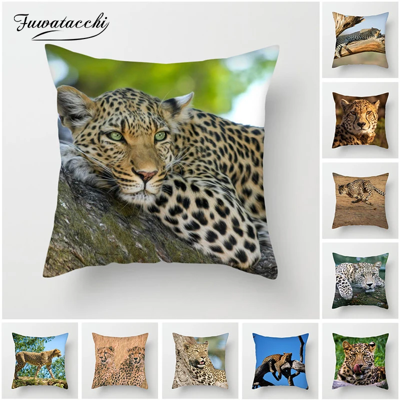 Fuwatacchi Ferocious Leopard Cushion Covers Cheetah Animal Pillow Cover For Home Sofa Chair Decor New 2019 Printed Pillowcases
Fuwatacchi Ferocious Leopard Cushion Covers Cheetah Animal Pillow Cover For Home Sofa Chair Decor New 2019 Printed Pillowcases