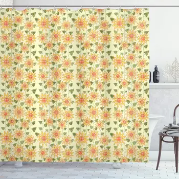 Sunflower Shower Curtain Floral Nature Pattern in Patchwork Style Rustic Country Design Cloth Fabric Bathroom Decor Set
Sunflower Shower Curtain Floral Nature Pattern in Patchwork Style Rustic Country Design Cloth Fabric Bathroom Decor Set