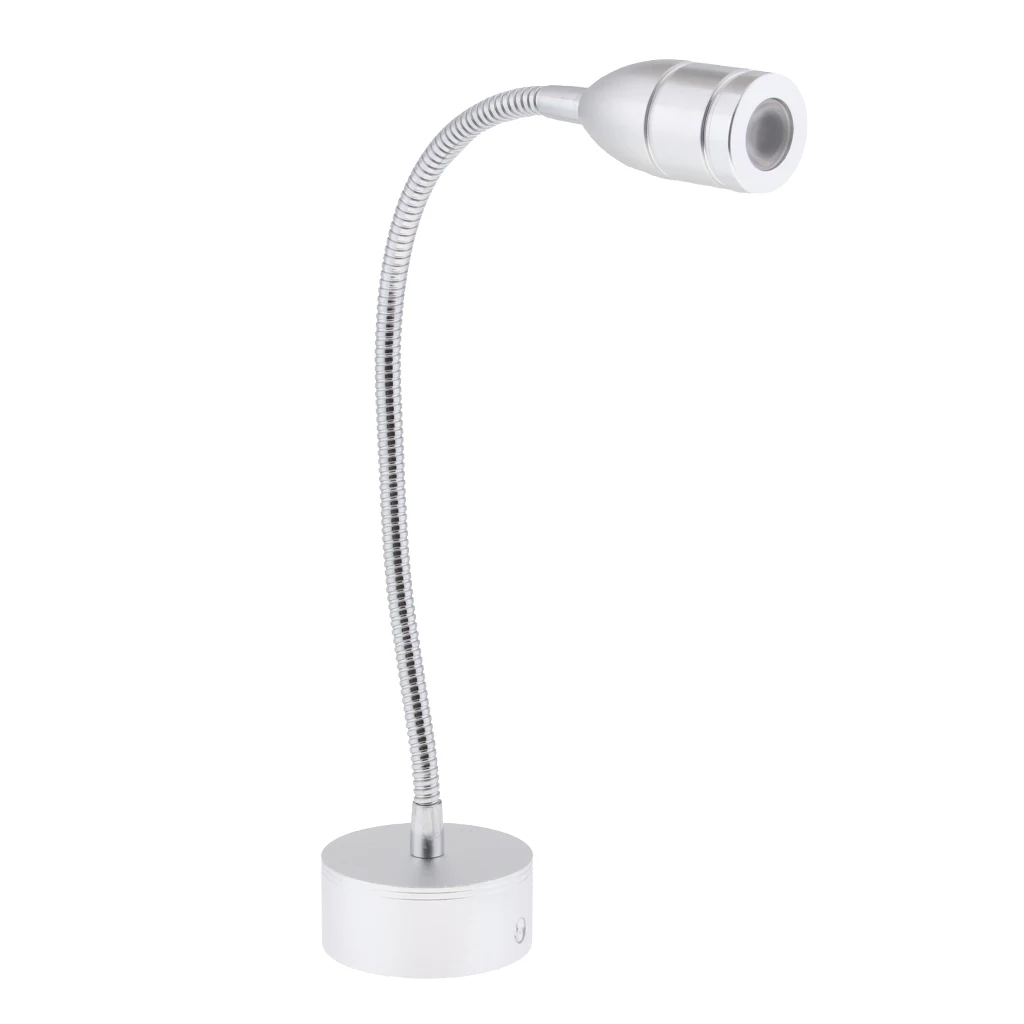 2W 6000K LED FLEXIBLE GOOSENECK READING CHART/MAP LIGHT with SWITCH 2W 6000K LED FLEXIBLE GOOSENECK READING CHART/MAP LIGHT with SWITCH