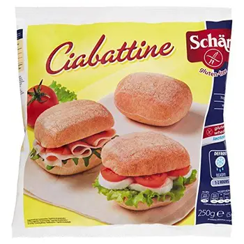 Dr.schar Schar Ciabattina Pane 250 G 5x50g
Dr.schar Schar Ciabattina Pane 250 G 5x50g