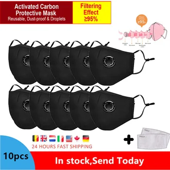 Respirator Cotton Mask Breathing Filter Valves Masks Dust Mark Black Mask With 10 Filter Reusable
Respirator Cotton Mask Breathing Filter Valves Masks Dust Mark Black Mask With 10 Filter Reusable