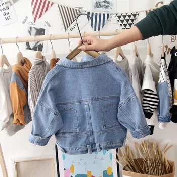 Boys and Girls Denim Jacket 1-12 years old Spring and Autumn Children's Clothing Korean Style Jacket Solid Baby Kids Coats
Boys and Girls Denim Jacket 1-12 years old Spring and Autumn Children's Clothing Korean Style Jacket Solid Baby Kids Coats