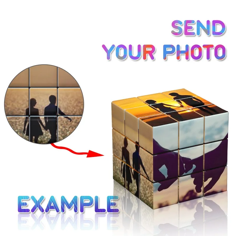Cubo Magico 3x3x3 Speed Magic Cube Plastic print Photo Stickerless Custom Made Design Super cube Puzzle Toys
Cubo Magico 3x3x3 Speed Magic Cube Plastic print Photo Stickerless Custom Made Design Super cube Puzzle Toys