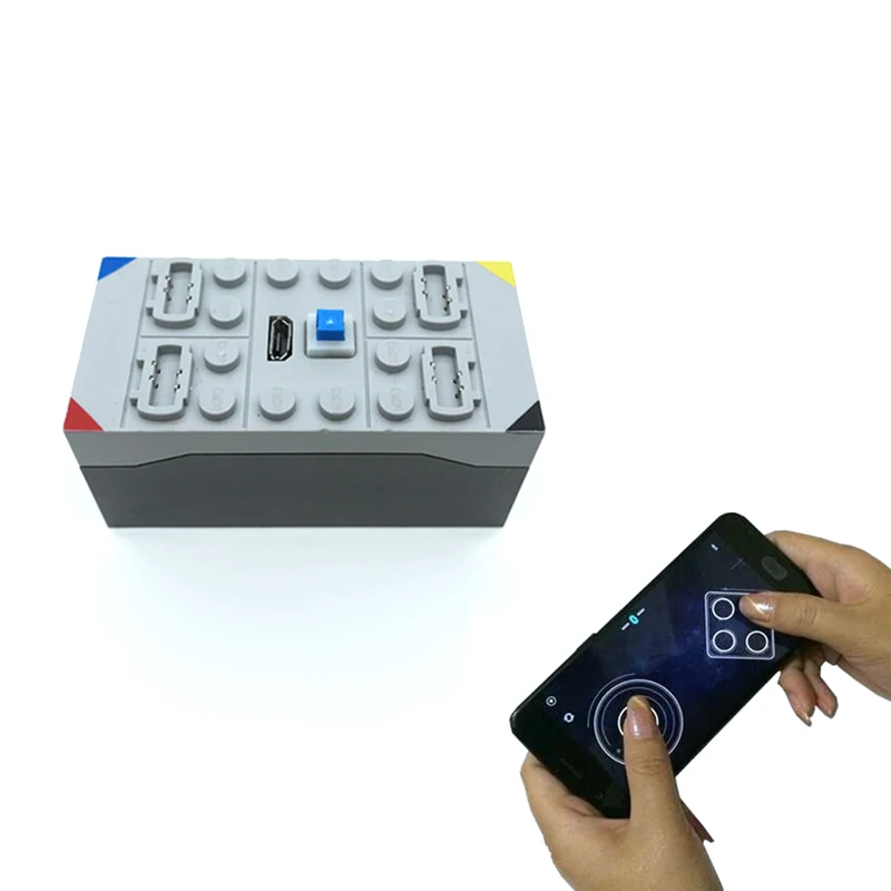 NEW Bluetooth Remote Control 4 channels Lithium Battery Box Building Blocks Compatible legoes Technic Sbrick Buwizz Parts
NEW Bluetooth Remote Control 4 channels Lithium Battery Box Building Blocks Compatible legoes Technic Sbrick Buwizz Parts
