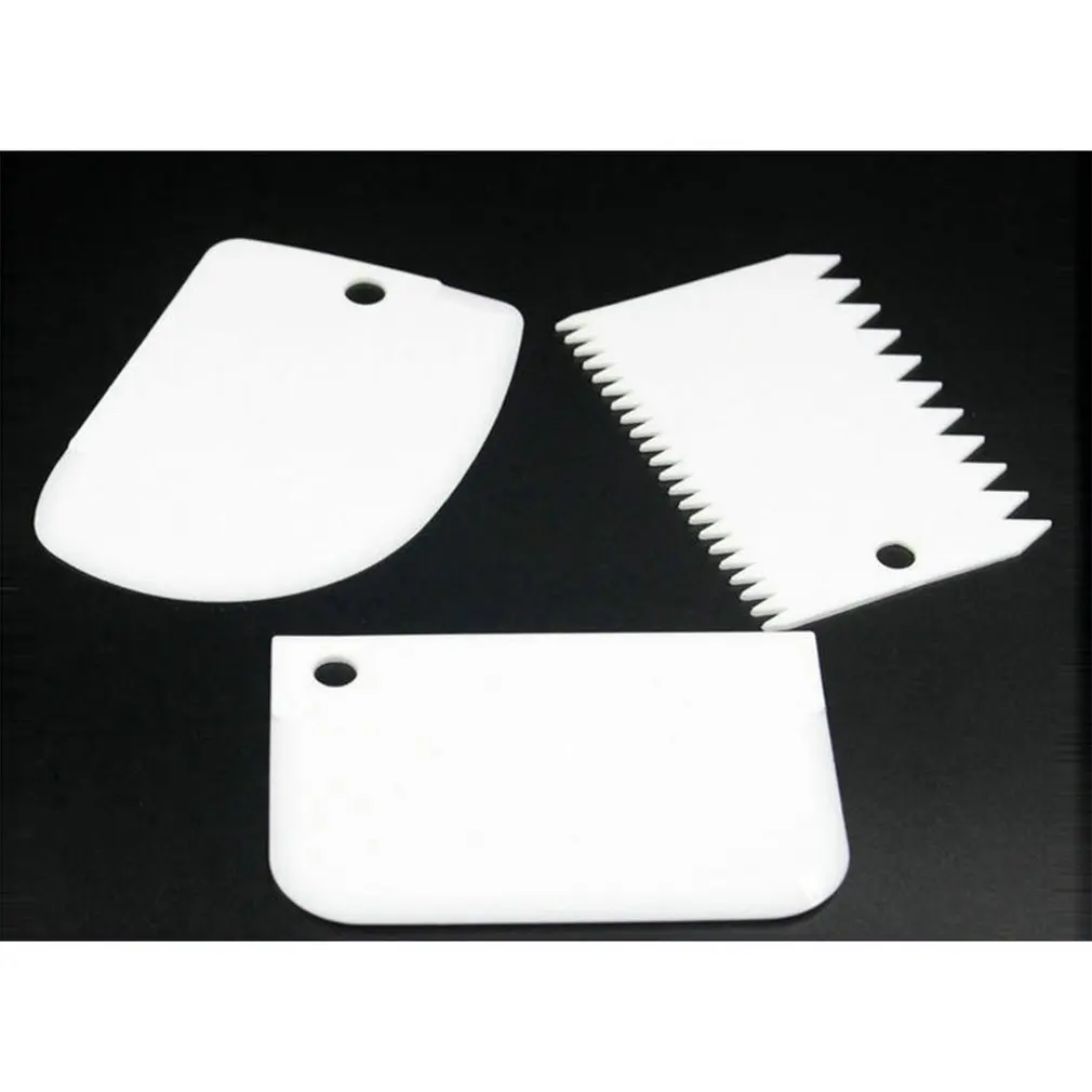 3pcs Plastic Cream Butter Spatula Decorating Baking Tool Cake Scrapper Non-Stick Pastry Tool Bakeware Cooking Tool
3pcs Plastic Cream Butter Spatula Decorating Baking Tool Cake Scrapper Non-Stick Pastry Tool Bakeware Cooking Tool