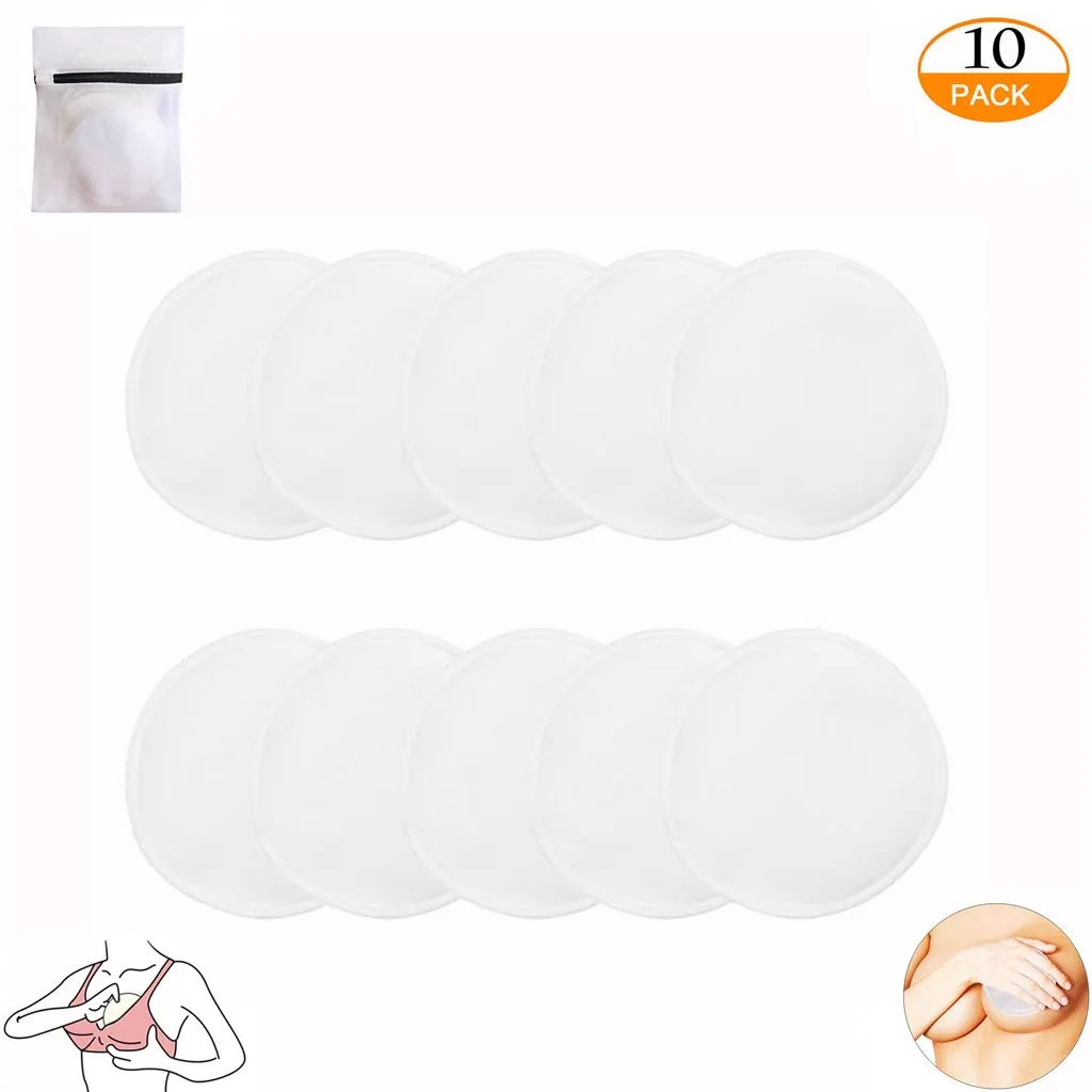 Absorbent Breastfeeding Pads For Maternity Baby Shower Gift Super Soft Lingette Demaquillante Lavable |