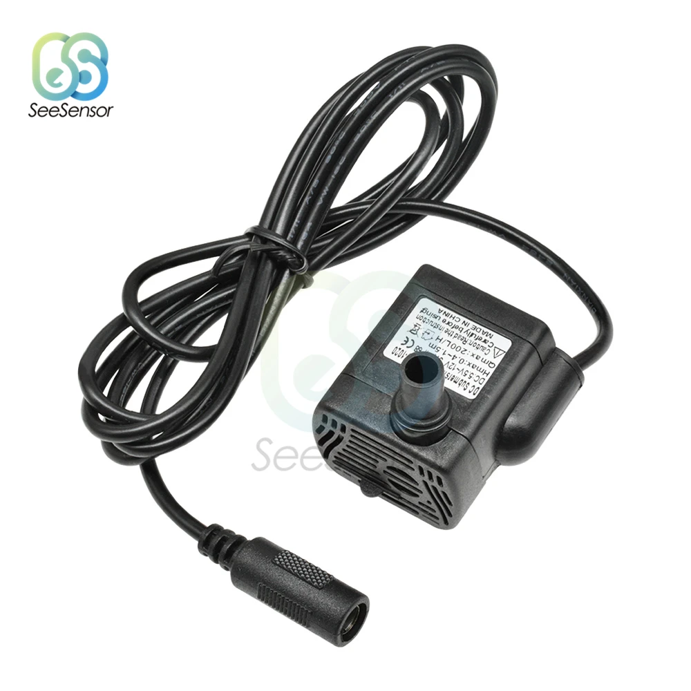 Mini Brushless DC/USB Water Pump 5V 12V 3W 200L/H Submersible Fountain Aquarium Circulating
Mini Brushless DC/USB Water Pump 5V 12V 3W 200L/H Submersible Fountain Aquarium Circulating
