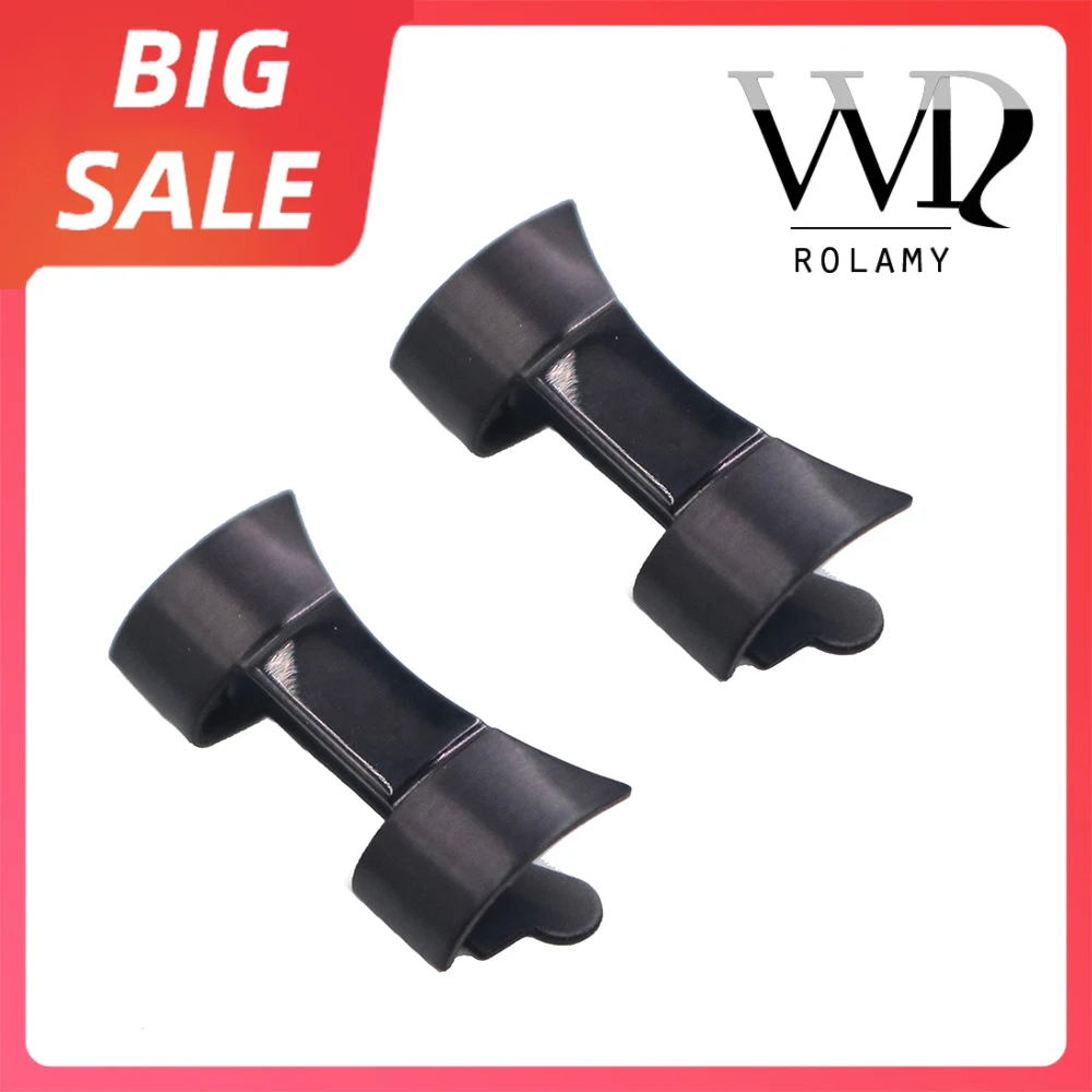 Ремешок для часов Rolamy 19 дюймов 20 мм топ 316L нержавеющая сталь Серебристый браслет