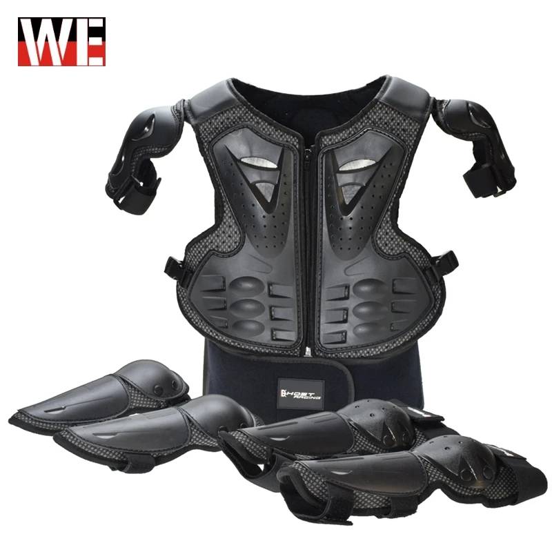 WOSAWE Kids Full Body Protector Vest Armor Kids Motocross Armor Jacket Chest Protection Gear combination elbow pads Knee guard
WOSAWE Kids Full Body Protector Vest Armor Kids Motocross Armor Jacket Chest Protection Gear combination elbow pads Knee guard