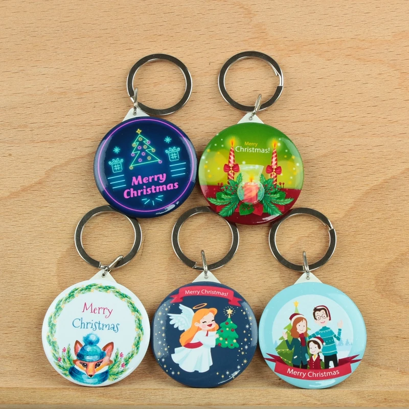 Personalized logo Keychain with Mirror Printe Photos Custom christmas new year party Gifts For Children Xmas Decoration
Personalized logo Keychain with Mirror Printe Photos Custom christmas new year party Gifts For Children Xmas Decoration