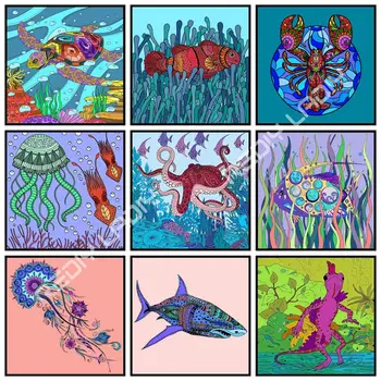 DIY Diamond Painting Sea World Picture Of Rhinestone Art 5D Diamond Embroidery Full Square/Round Drill Diamond Mosaic Pattern 
DIY Diamond Painting Sea World Picture Of Rhinestone Art 5D Diamond Embroidery Full Square/Round Drill Diamond Mosaic Pattern