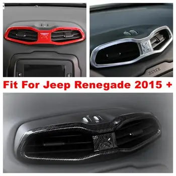 Dashboard Center Air Conditioner AC Outlet Vent Frame Decoration Cover Trim Fit For Jeep Renegade 2015 - 2020 Interior Refit Kit
Dashboard Center Air Conditioner AC Outlet Vent Frame Decoration Cover Trim Fit For Jeep Renegade 2015 - 2020 Interior Refit Kit