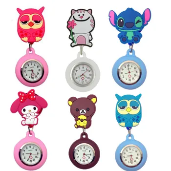 Cat lovely cartoon animal design scalable soft rubber nurse pocket watches ladies women doctor smile Medical watches
Cat lovely cartoon animal design scalable soft rubber nurse pocket watches ladies women doctor smile Medical watches