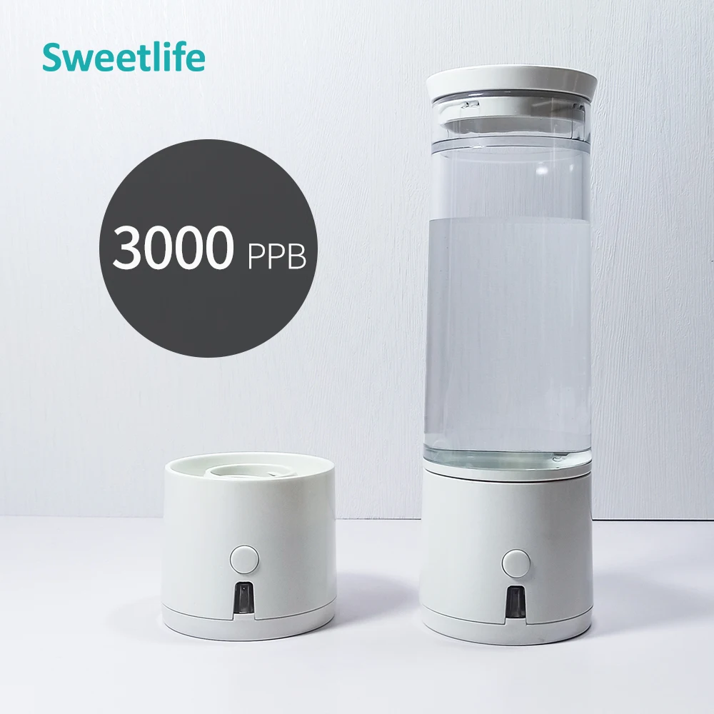 Sweetlife Hydrogen Water Generator Bottle DuPont SPE+ PEM Dual Chamber Making Ionizer Cup With Bottle Adapter
Sweetlife Hydrogen Water Generator Bottle DuPont SPE+ PEM Dual Chamber Making Ionizer Cup With Bottle Adapter