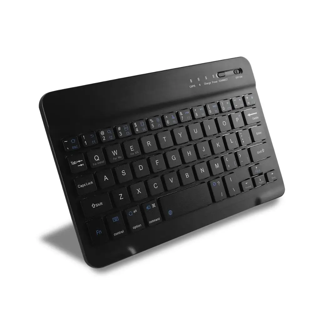 Фото Ультратонкая беспроводная клавиатура Офисная игровая с Bluetooth черная