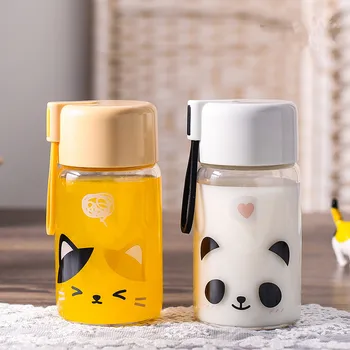 150ml Animal Dinosaur Panda Cat Bear Transparent Glass Water Bottle Cartoon Pig Cute Mini Drinking Bottles Creative Portable Cup
150ml Animal Dinosaur Panda Cat Bear Transparent Glass Water Bottle Cartoon Pig Cute Mini Drinking Bottles Creative Portable Cup