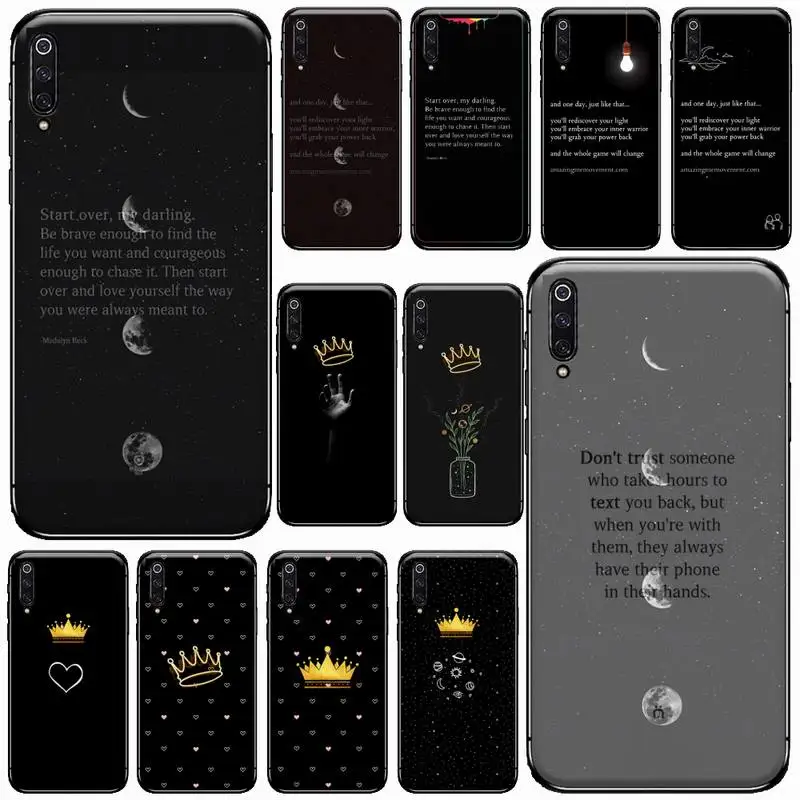 Moon text Phone Case For Xiaomi Redmi 7 8 9t 6 9se k20 mi8 max3 lite 9 note 9s 10 pro
Moon text Phone Case For Xiaomi Redmi 7 8 9t 6 9se k20 mi8 max3 lite 9 note 9s 10 pro