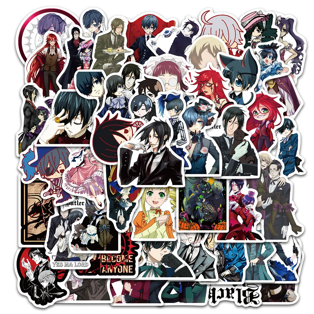 10/30/50PCS Anime Neiman Cartoon Kuroshitsuji Graffiti Suitcase Guitar Skateboard Notebook Waterproof Sticker Wholesale
10/30/50PCS Anime Neiman Cartoon Kuroshitsuji Graffiti Suitcase Guitar Skateboard Notebook Waterproof Sticker Wholesale