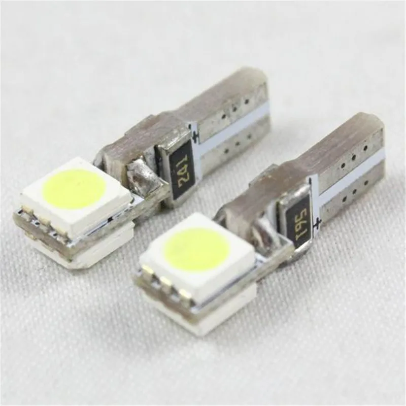 T5 2SMD 5050 Instrument lamp Dashboard Warning Indicator Light 12V LED White Lights LED Gauge Dashboard Wedge Light
T5 2SMD 5050 Instrument lamp Dashboard Warning Indicator Light 12V LED White Lights LED Gauge Dashboard Wedge Light