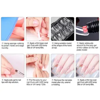 1 Set 15ml Polygel Nail Kit For Gel Extension Set Art Soak Nail Gel Kits Gel Acrylic Mould Quick Tool Poly Builder Nail Uv W7I6
1 Set 15ml Polygel Nail Kit For Gel Extension Set Art Soak Nail Gel Kits Gel Acrylic Mould Quick Tool Poly Builder Nail Uv W7I6