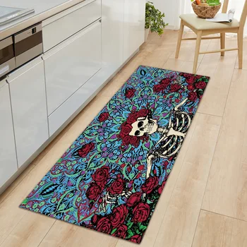 Skull Non-slip Kitchen Mat Bedroom Entrance Doormat Home Hallway Floor Rug Living Room Carpet
Skull Non-slip Kitchen Mat Bedroom Entrance Doormat Home Hallway Floor Rug Living Room Carpet