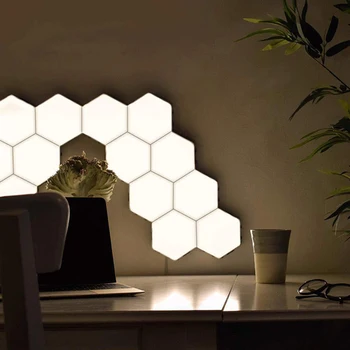 Quantum Lamp Hexagonal Lamps Modular Touch Sensitive Lighting LED Night Light Magnetic Hexagons Creative Decoration Wall Lampara
Quantum Lamp Hexagonal Lamps Modular Touch Sensitive Lighting LED Night Light Magnetic Hexagons Creative Decoration Wall Lampara