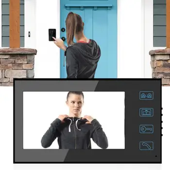 7in Night Vision Rainproof Doorbell Wired Touch Door Intercom Entry System Visual (100-240V) Home Security Accessories
7in Night Vision Rainproof Doorbell Wired Touch Door Intercom Entry System Visual (100-240V) Home Security Accessories