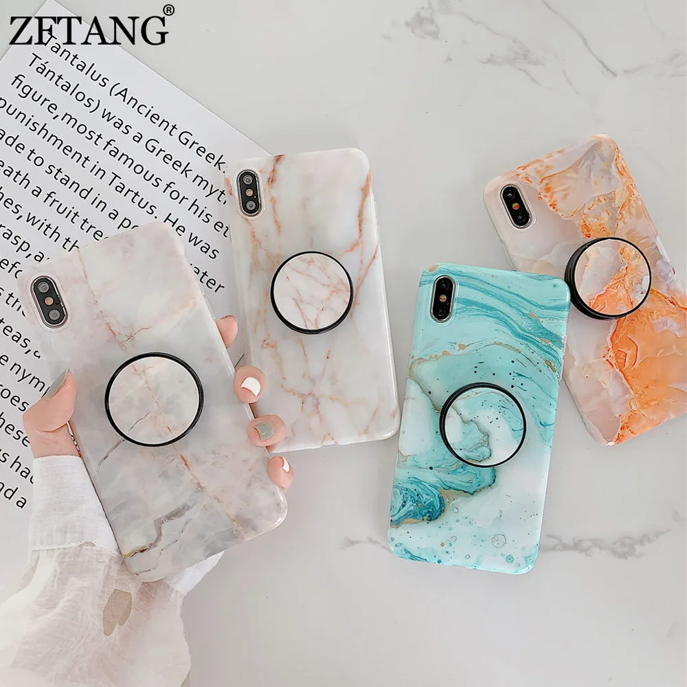 Marble Phone Cases For iphone 7 8 6 6S Plus 11 Pro X XR XS Max Case Silicone Soft TPU Back Cover Shell with Grip Stand Holder
Marble Phone Cases For iphone 7 8 6 6S Plus 11 Pro X XR XS Max Case Silicone Soft TPU Back Cover Shell with Grip Stand Holder