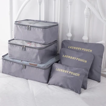 6pcs/set Durable Large Capacity Packing Cube Travel Bag System Clothing Sorting Organizer Waterproof Luggage Clothes Tidy Pouch
6pcs/set Durable Large Capacity Packing Cube Travel Bag System Clothing Sorting Organizer Waterproof Luggage Clothes Tidy Pouch