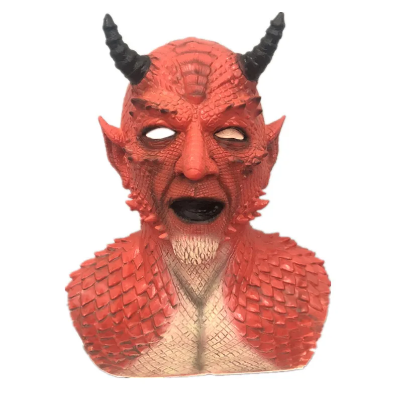 Фото Diablo Mask Halloween Game Boss King of Lies Belial Berry Air Demon Headgear Gloves Accessory | Тематическая одежда и