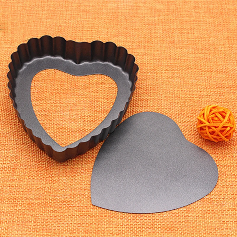 4 Inch Baking Pie Pasta Tray Mold Heart-shaped Round Rectangular Non-stick Detachable Bottom Plate Easy Release Mold Cake Baking
4 Inch Baking Pie Pasta Tray Mold Heart-shaped Round Rectangular Non-stick Detachable Bottom Plate Easy Release Mold Cake Baking