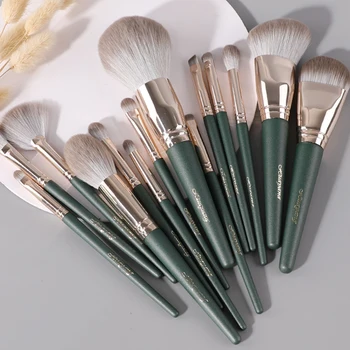 14Pcs Makeup Brushes Set Cosmetic Foundation Powder Blush Eye Shadow Lip Blend Wooden Make Up Brush Tool Kit Maquiagem 
14Pcs Makeup Brushes Set Cosmetic Foundation Powder Blush Eye Shadow Lip Blend Wooden Make Up Brush Tool Kit Maquiagem