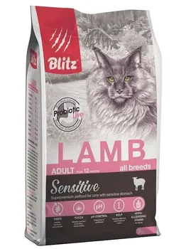 Blitz сух. d/cat lamb 400g
Blitz сух. d/cat lamb 400g
