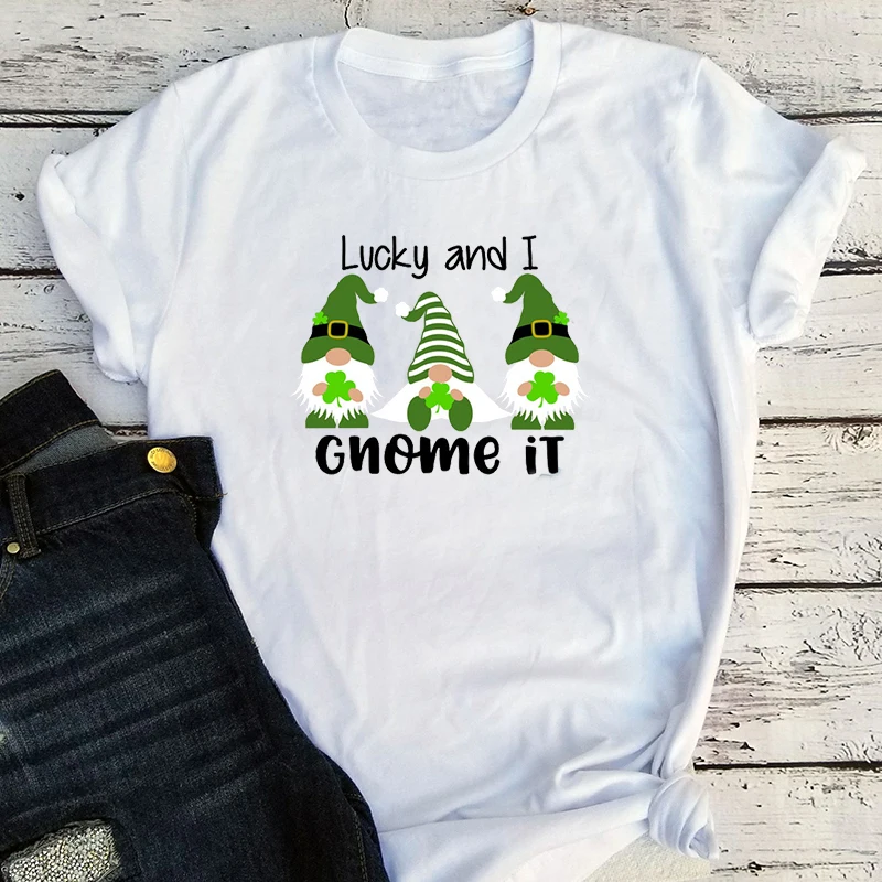 St Patricks Day Tshirt Plus Size Women Gnome Harajuku Shirt Shamrock Graphic T Shirts Streetwear Kawaii 90s Japanese 2020
St Patricks Day Tshirt Plus Size Women Gnome Harajuku Shirt Shamrock Graphic T Shirts Streetwear Kawaii 90s Japanese 2020
