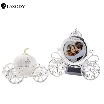 Cinderella Pumpkin Carriage Picture Frame and Trinket Box Hinged Treasure Chest Organizer keepsake Gift Box for Wedding Gifts
Cinderella Pumpkin Carriage Picture Frame and Trinket Box Hinged Treasure Chest Organizer keepsake Gift Box for Wedding Gifts