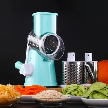 Vegetable Cutter Round Slicer Potato Carrot Grater Slicer 3 Stainless Steel Chopper Blades Kitchen Cutter High Hardness
Vegetable Cutter Round Slicer Potato Carrot Grater Slicer 3 Stainless Steel Chopper Blades Kitchen Cutter High Hardness
