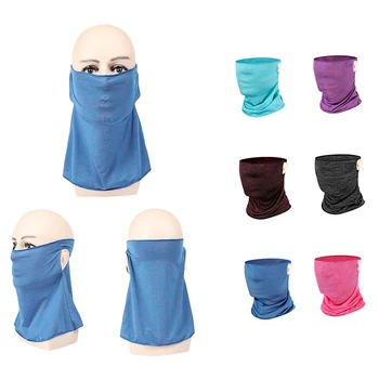 Pure Colour Face Shield Hanging Ear Tube Scarf Ice Silk Neck Gaiter Cover Anti-UV Smooth Breathable Headband Men Women 2020
Pure Colour Face Shield Hanging Ear Tube Scarf Ice Silk Neck Gaiter Cover Anti-UV Smooth Breathable Headband Men Women 2020