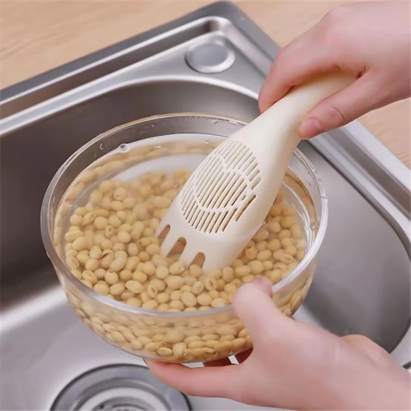 Creative Kitchen Rice Washing Colander Strainer Net Rice Spoon Drainer Bean Washing Sieve Pea Extractor Noodle Flour Spoon
Creative Kitchen Rice Washing Colander Strainer Net Rice Spoon Drainer Bean Washing Sieve Pea Extractor Noodle Flour Spoon