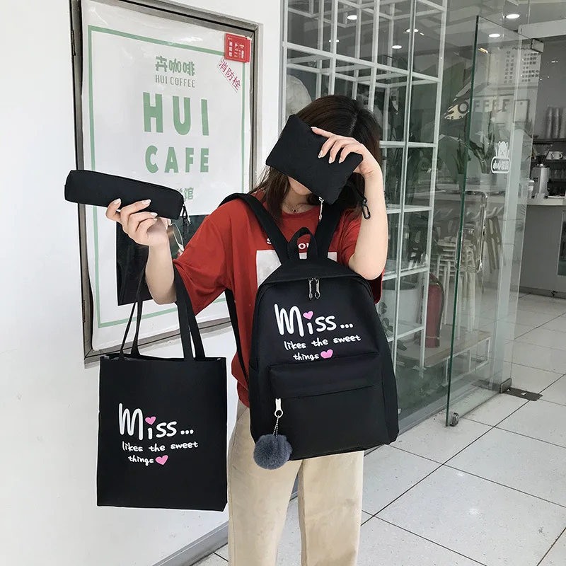2019 New Style Printed Character Four-piece Set Schoolbag Casual Korean-style Large Capacity Backpack
2019 New Style Printed Character Four-piece Set Schoolbag Casual Korean-style Large Capacity Backpack