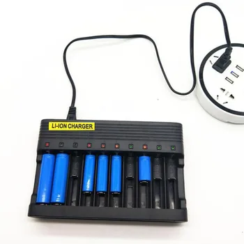 2020 EU Plug 18650 16340 Ten-slot Lithium-ion Battery Charger With European Plug Chargers
2020 EU Plug 18650 16340 Ten-slot Lithium-ion Battery Charger With European Plug Chargers