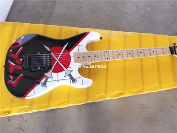 2020 custom signature pattern 6 string electric guitar double swing bridge chrome accessories free shipping
2020 custom signature pattern 6 string electric guitar double swing bridge chrome accessories free shipping
