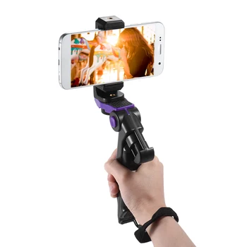 Mini Phone Tripod Stand Handheld Grip Stabilizer Adjustable Clip Holder Bracket Photo Accessories for iPhone X XR Samsung Xiaomi 
Mini Phone Tripod Stand Handheld Grip Stabilizer Adjustable Clip Holder Bracket Photo Accessories for iPhone X XR Samsung Xiaomi